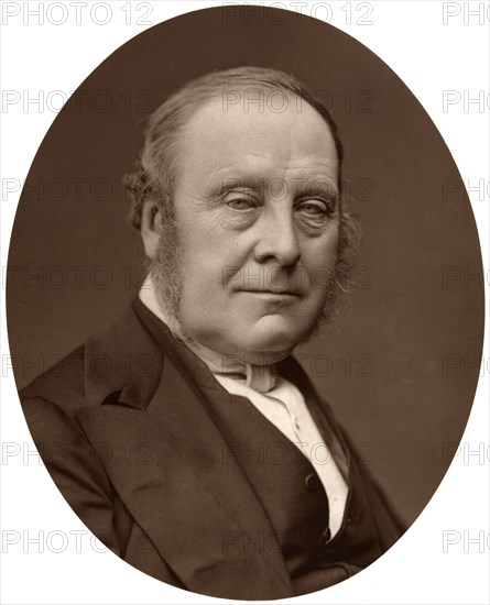 Right Hon Lord Redesdale, Chairman of Committees of the House of Lords, 1876.Artist: Lock & Whitfield