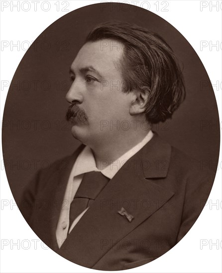 Paul Gustave Dore, French artist, engraver and illustrator, 1877.Artist: Lock & Whitfield