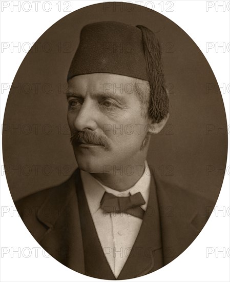 William Gifford Palgrave, 1880.Artist: Lock & Whitfield