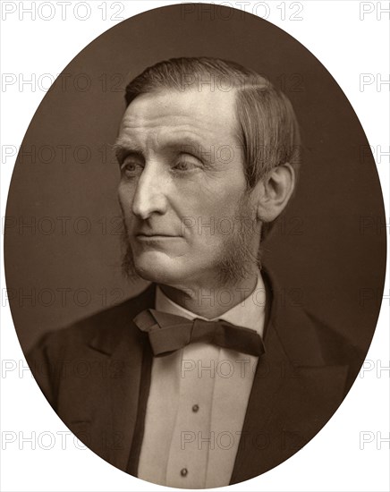 John Hall Gladstone, President of the Chemical Society, 1880.Artist: Lock & Whitfield