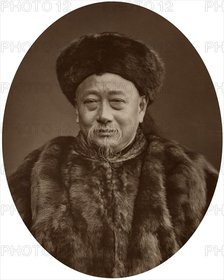 Kuo Sung-Tao, first Chinese envoy to Great Britain, 1880.Artist: Lock & Whitfield