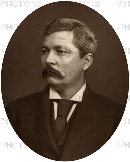 Henry Morton Stanley, African explorer, 1880.Artist: Lock & Whitfield