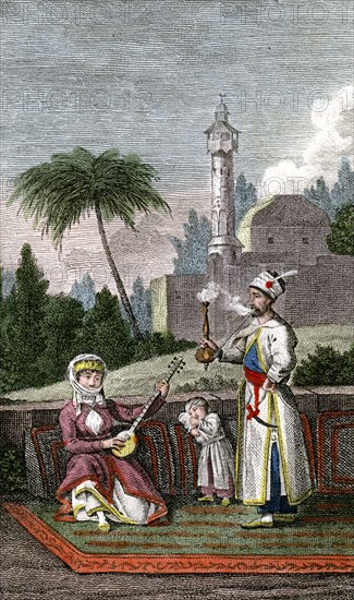 Persians, 1808.Artist: F Leopold