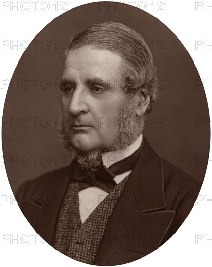 Edward Matthew Ward, historical painter, 1878.Artist: Lock & Whitfield