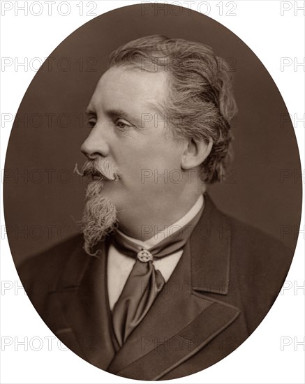 Frederick Goodall, painter, 1878.Artist: Lock & Whitfield