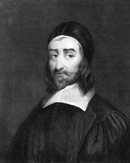 Richard Baxter, 17th century English Puritan church leader, divine scholar and controversialist.Artist: WC Edwards