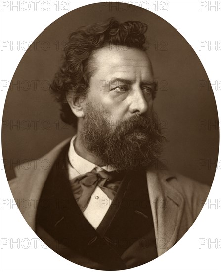 William Hepworth Dixon, historian and traveller, 1881. Artist: Unknown