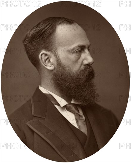Sir Charles Wentworth Dilke, MP, Under-Secretary of State for Foreign Affairs, 1881. Artist: Unknown