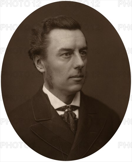 Joseph Chamberlain, MP, President of the Board of Trade, 1881. Artist: Unknown