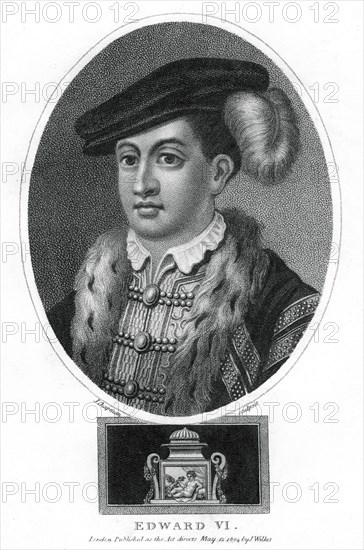 Edward VI, King of England, (1804).Artist: J Chapman