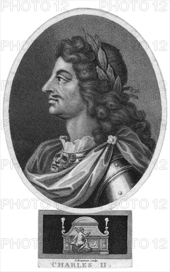 Charles II, King of England, Scotland and Ireland, (19th century).Artist: J Chapman