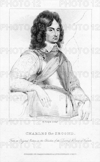 Charles II, King of England, Scotland and Ireland, (19th century).Artist: R Cooper