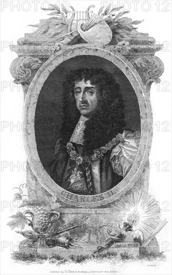 Charles II, King of England, Scotland and Ireland, (1818).Artist: Rhodes