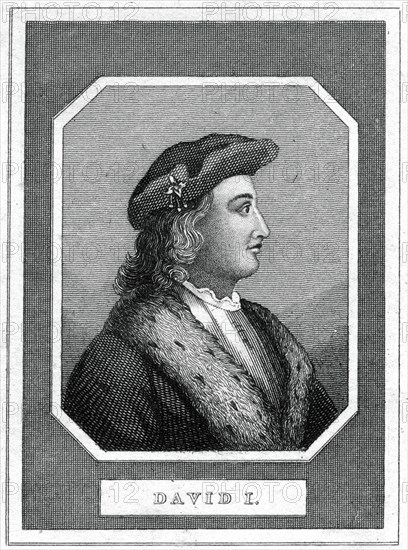 David I, King of Scotland. Artist: Unknown