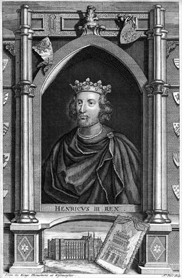 Henry III, King of England.Artist: Nathaniel Parr