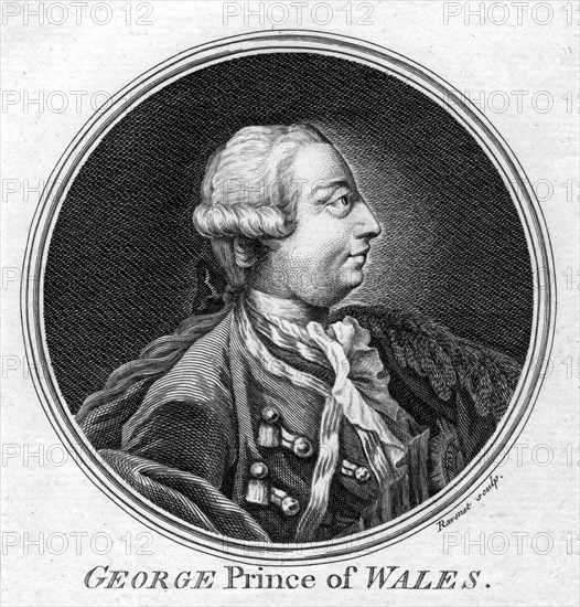 George, Prince of Wales. Artist: Ravenet