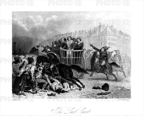 'The Last Cart', 1845. Artist: J Somerville