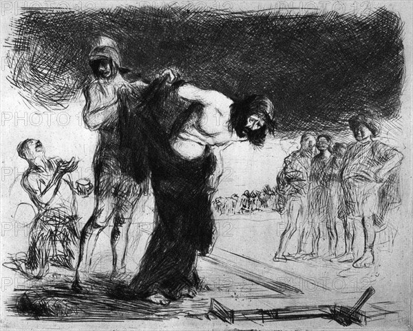 'Christ Stripped of His Clothing', 1925.Artist: Jean Louis Forain