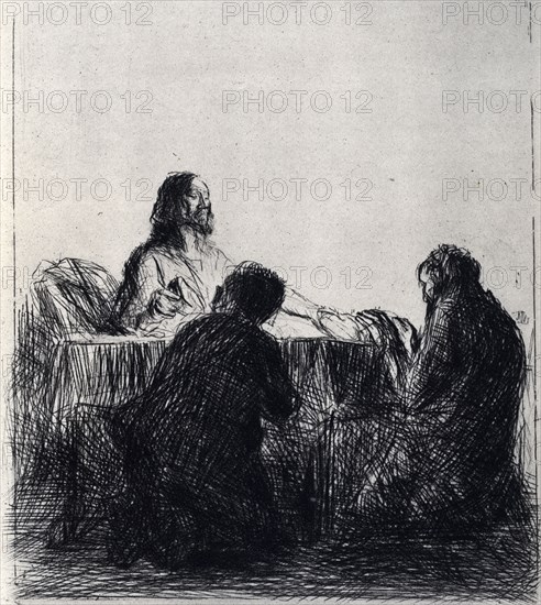 'Breaking of the Bread', 1925.Artist: Jean Louis Forain