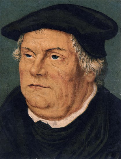 Martin Luther, 16th century German Protestant reformer, (19th century). Artist: Unknown