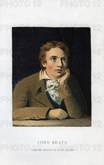 John Keats, English poet, 19th century. Artist: Unknown