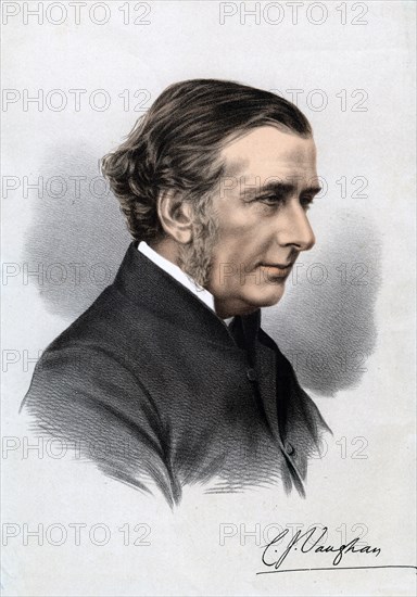 Reverend Charles John Vaughan, Harrow Headmaster and Dean of Llandaff, 19th century. Artist: Unknown