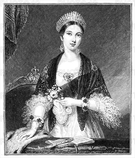 Queen Victoria, (1819-1901), 19th century. Artist: Taylor