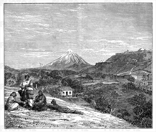 View in New Zealand, 1900. Artist: Unknown