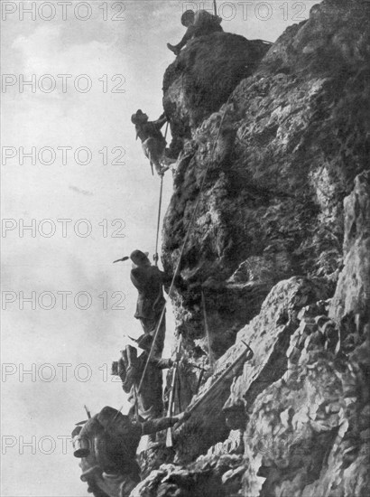 Mount Nero, Karst plateau, Second Battle of the Isonzo, World War I, 1915. Artist: Unknown