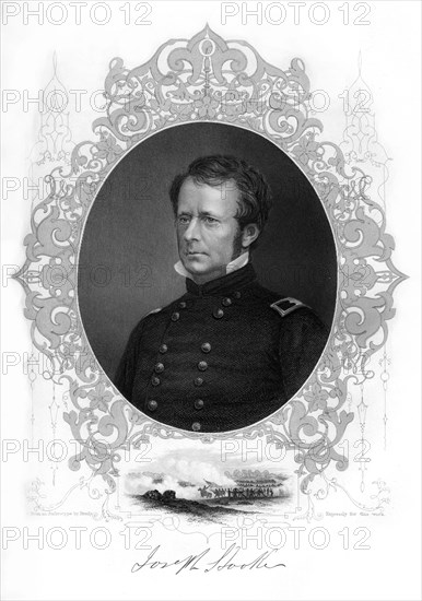 General Joseph Hooker, major-general in the Union Army, 1862-1867.Artist: Brady