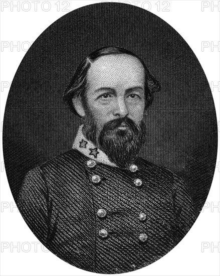 Edmund Kirby Smith, Confederate general, 1862-1867.Artist: J Rogers