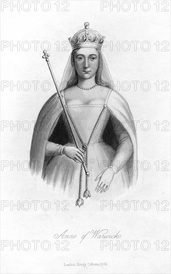 Anne Neville, Countess of Warwick, (1851). Artist: Unknown