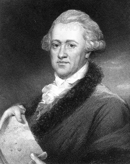 Sir William Herschel, German-born British astronomer.Artist: E Scriven
