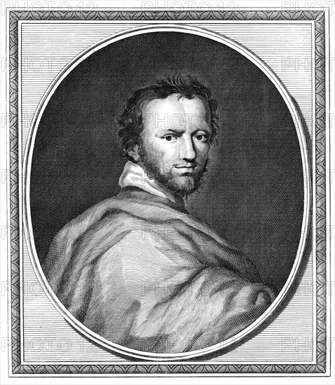 Ben Jonson, English dramatist, poet and actor, (1785).Artist: Goldar