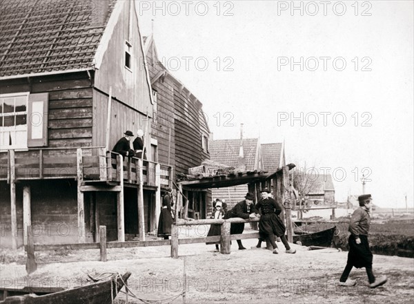 Marken Island, Netherlands, 1898. Artist: James Batkin