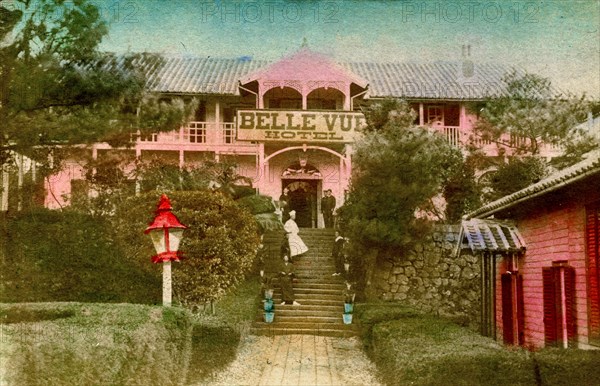 Belle Vue Hotel, Nagasaki, Japan, before 1920. Artist: Unknown