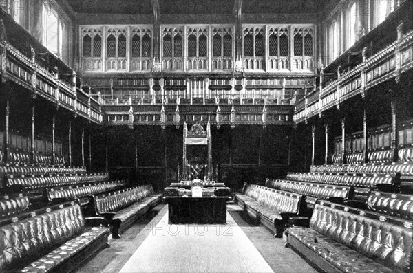 Ladies Grille above the Reporters Gallery, House of Commons, Westminster, London, c1905. Artist: Unknown