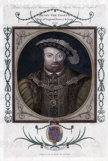 Henry VIII of England, (1784).Artist: John Goldar