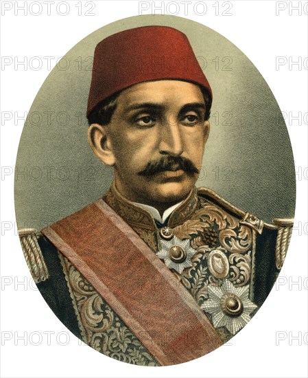 Abdul Hamid II, Sultan of Turkey, late 19th century. Artist: Unknown