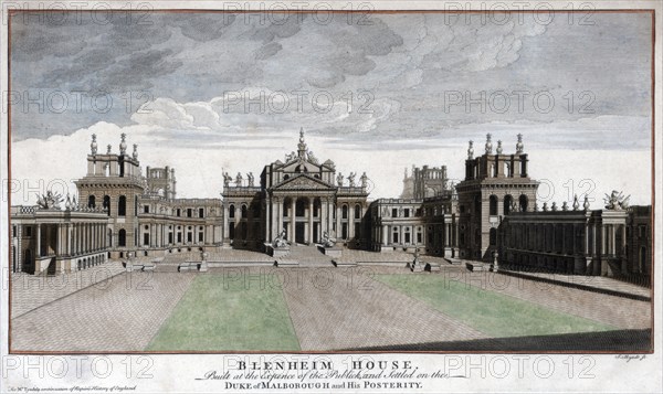 'Blenheim House', Woodstock, Oxfordshire.Artist: Mynde