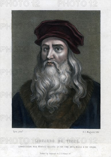 Leonardo da Vinci, (1452-1519).Artist: H C Maguire
