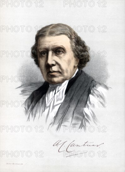 Archibald Campbell Tait, Archbishop of Canterbury, c1890.Artist: Cassell, Petter & Galpin