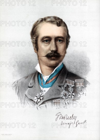 Garnet Joseph Wolseley, 1st Viscount Wolseley, Irish-born British soldier, c1890.Artist: Cassell, Petter & Galpin