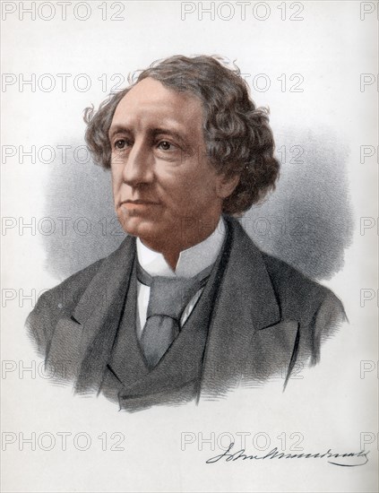 Sir John Alexander Macdonald, 1st Prime Minister of Canada, c1890. Creator: Cassell, Petter & Galpin.