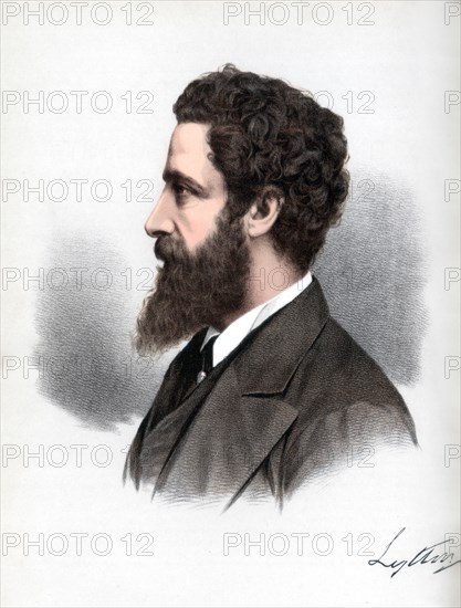 Robert Bulwer-Lytton, 1st Earl of Lytton, English poet and statesman, c1890.Artist: Cassell, Petter & Galpin