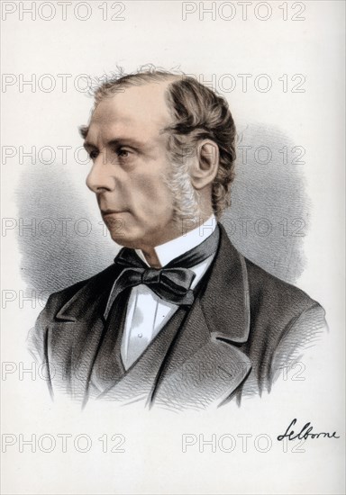 Roundell Palmer, 1st Earl of Selborne, British lawyer and Liberal politician, c1890.Artist: Cassell, Petter & Galpin