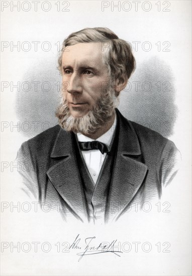 Professor John Tyndall,  Irish natural philosopher, c1890.Artist: Cassell, Petter & Galpin