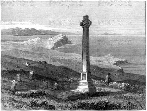 Flora Macdonald's monument, Kilmuir, Isle of Skye, Scotland, 1872. Artist: Unknown