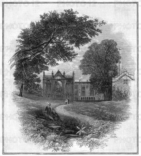 Newstead Abbey, the ancestral home of Lord Byron, 1888. Artist: Unknown