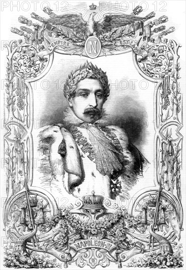 Napoleon III, Emperor of France, 1853. Artist: Unknown